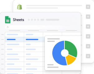 Shopify to Google Sheets UI